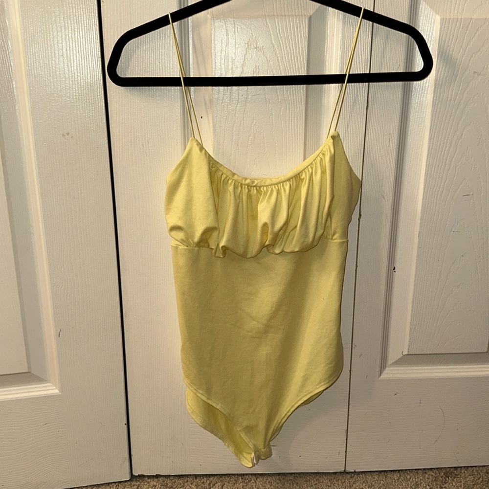 Gaze Yellow Bodysuit